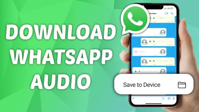 downloading WhatsApp audio